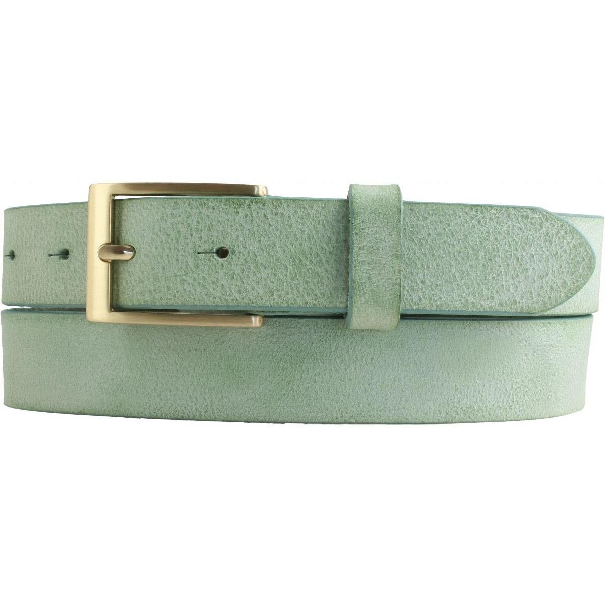 BELTINGER Ledergürtel Herren-Gürtel aus weichem Vollrindleder Vintage-Look 3 cm - Leder-Gürt (1-St)
