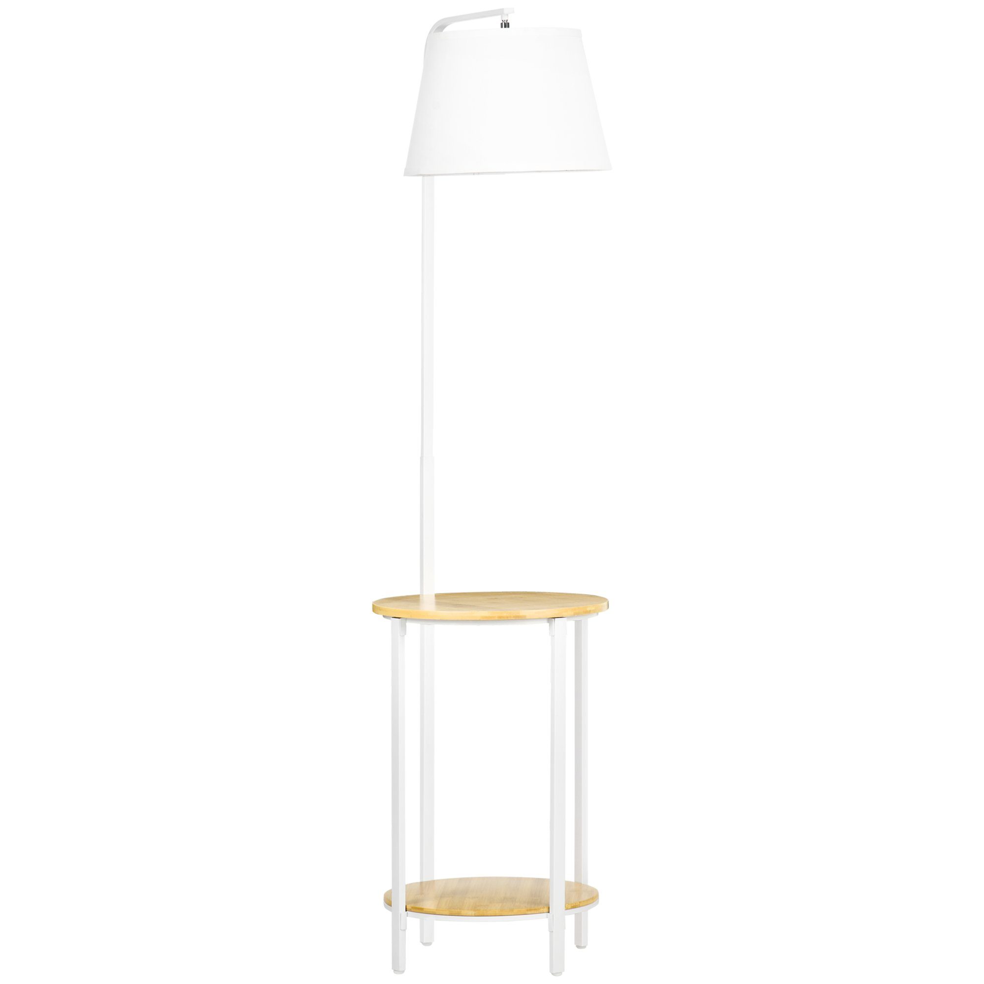 Stehlampe Stehleuchte mit Ablagen, Wohnzimmerlampe