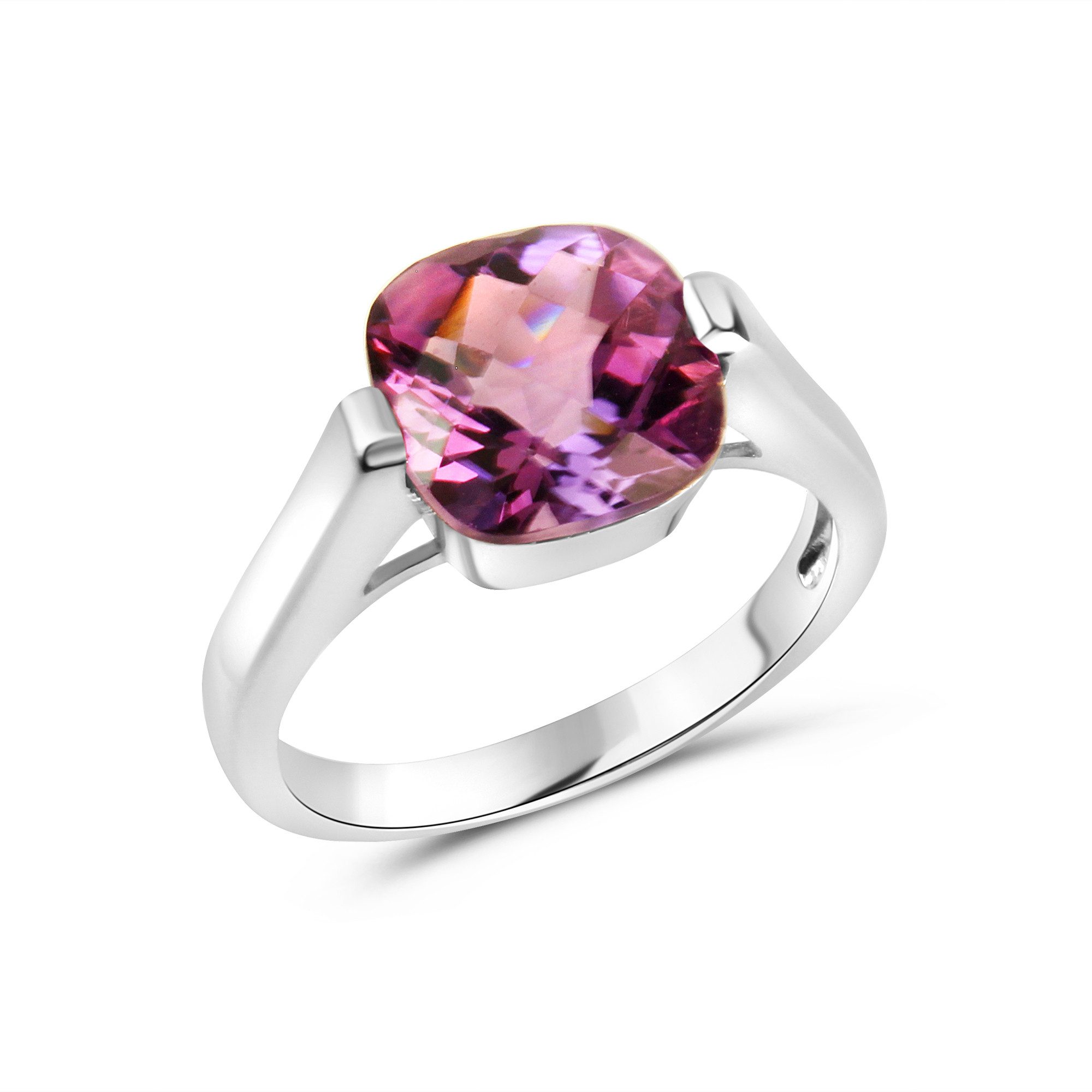 Vivance Fingerring 925/- Sterling Silber rhodiniert Amethyst günstig online kaufen