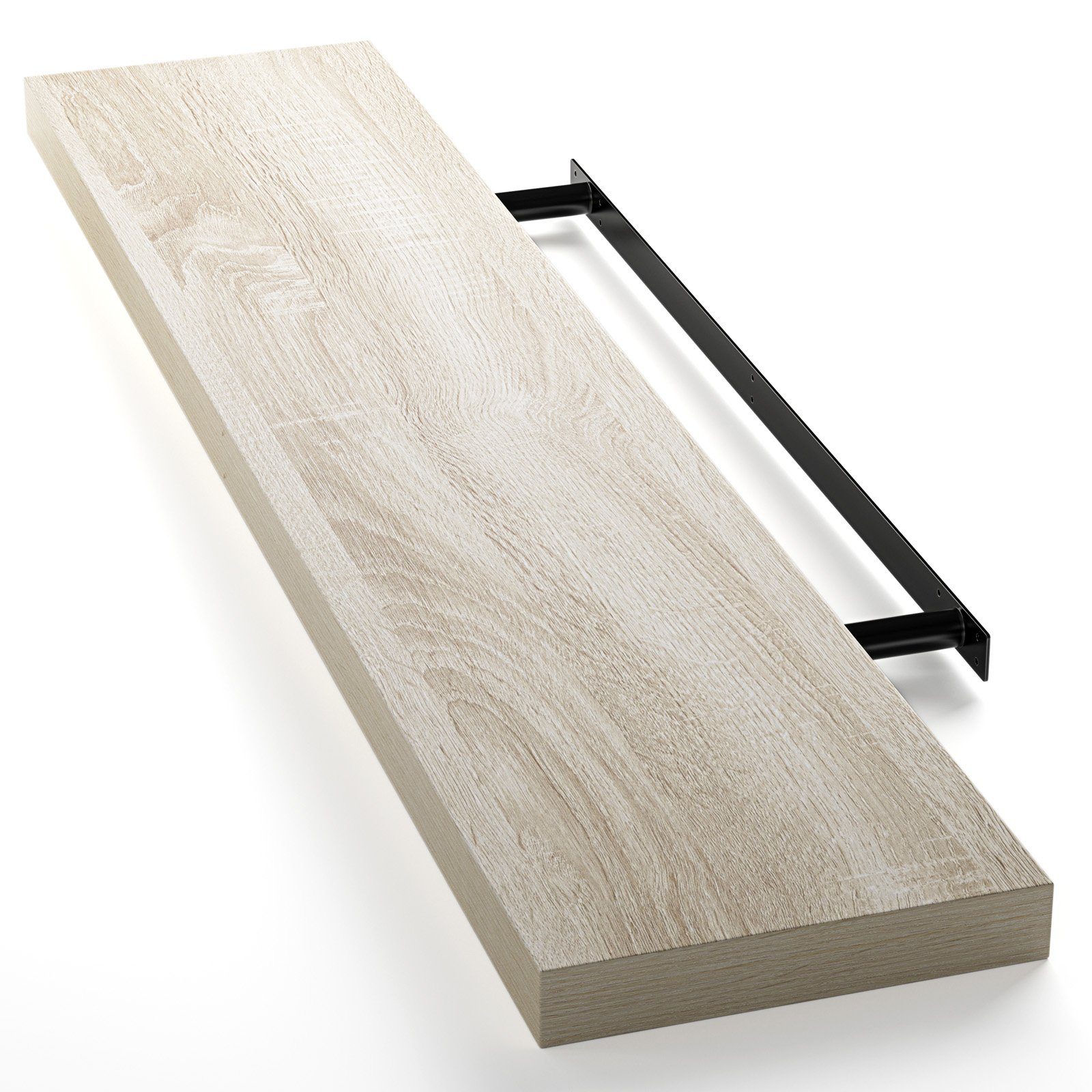 Casaria Wandboard, Eiche Hängeregal mit Halterung günstig online kaufen