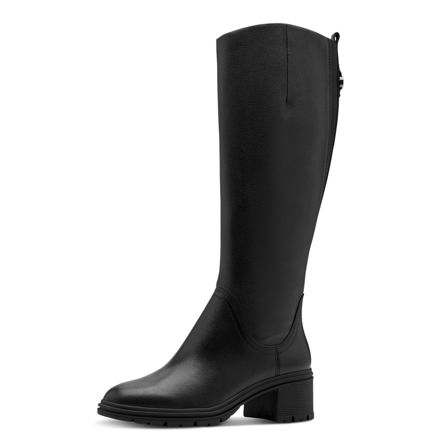 Tamaris Stiefel, Blockabsatz, Businesstiefel, Langschaftstiefel im Reiterlook