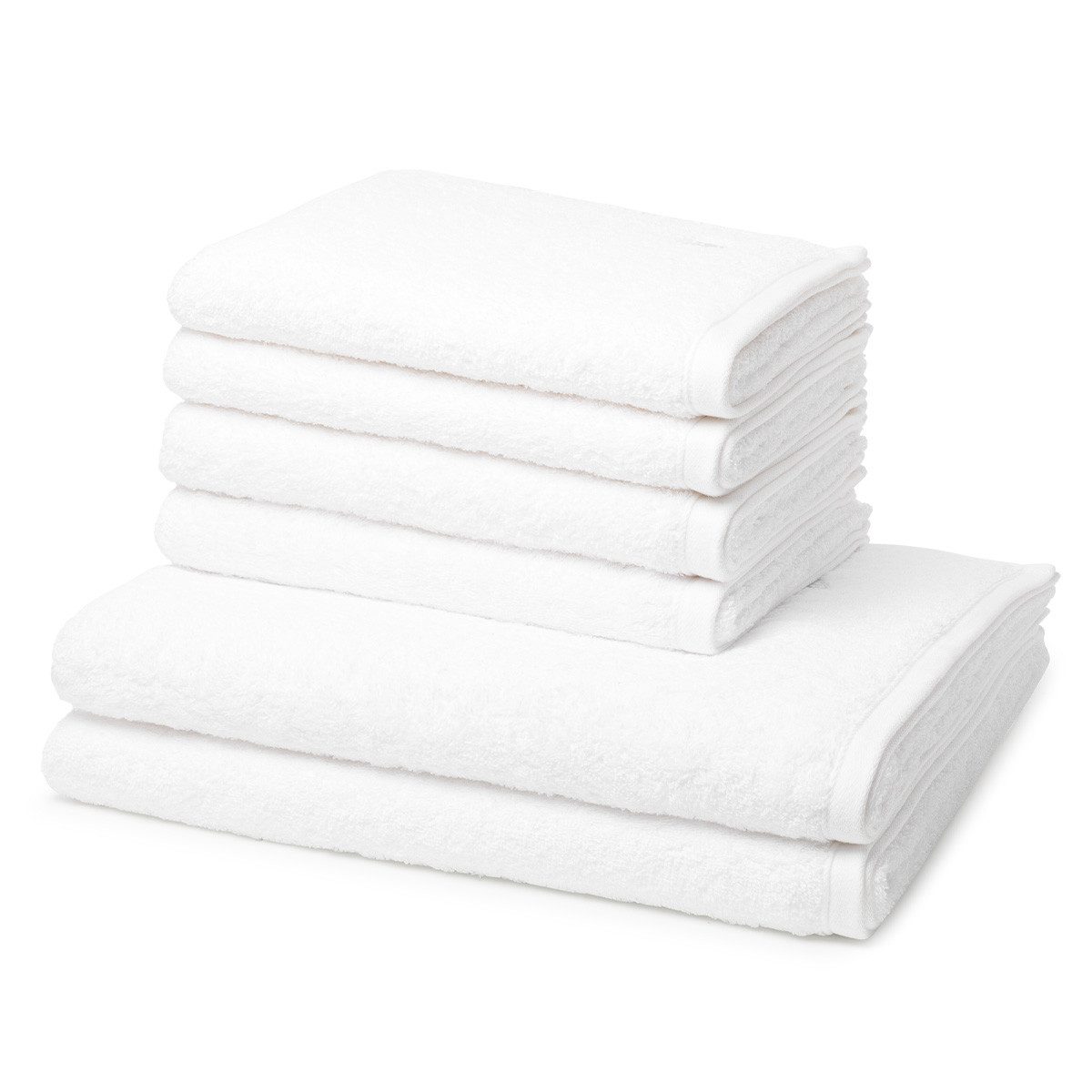 ROSS Handtuch Set Vita, Walkfrottee (Spar-Set, 6-St), 4 X Handtuch 2 X Duschtuch im Set - Baumwolle - Saugstark