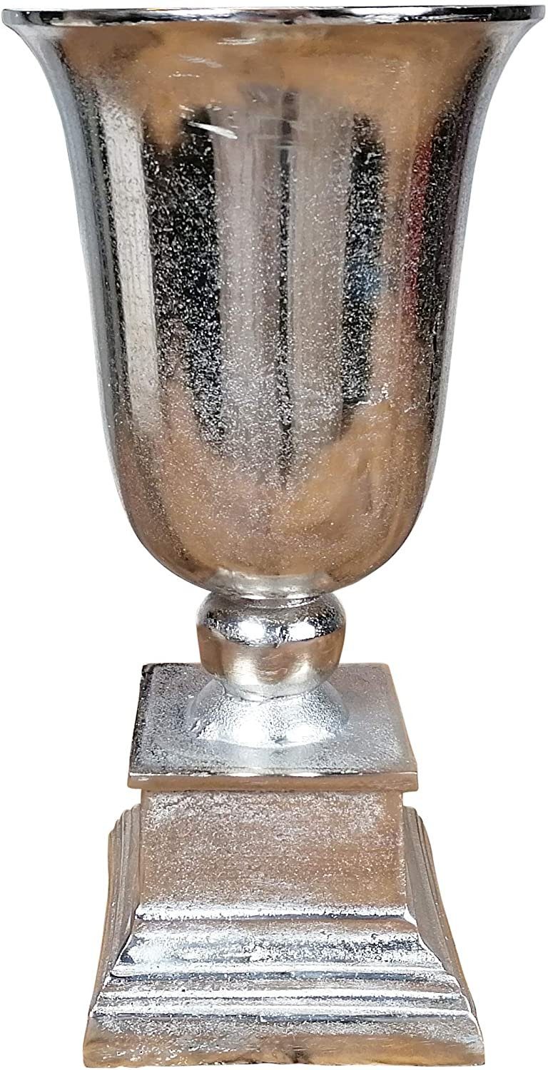 MichaelNoll Dekovase MichaelNoll Vase Dekovase Metall Aluminium Silber 40 cm. € 79,95