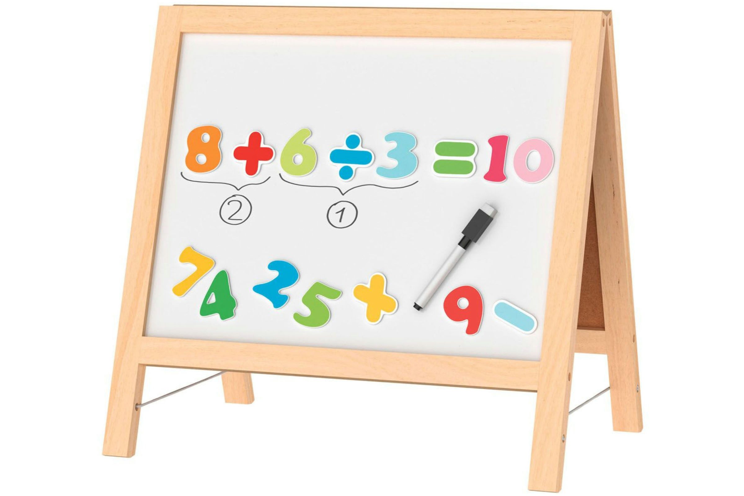 Playtive Standtafel Playtive Doppelseitige Tischtafel Standtafel 24 teilig