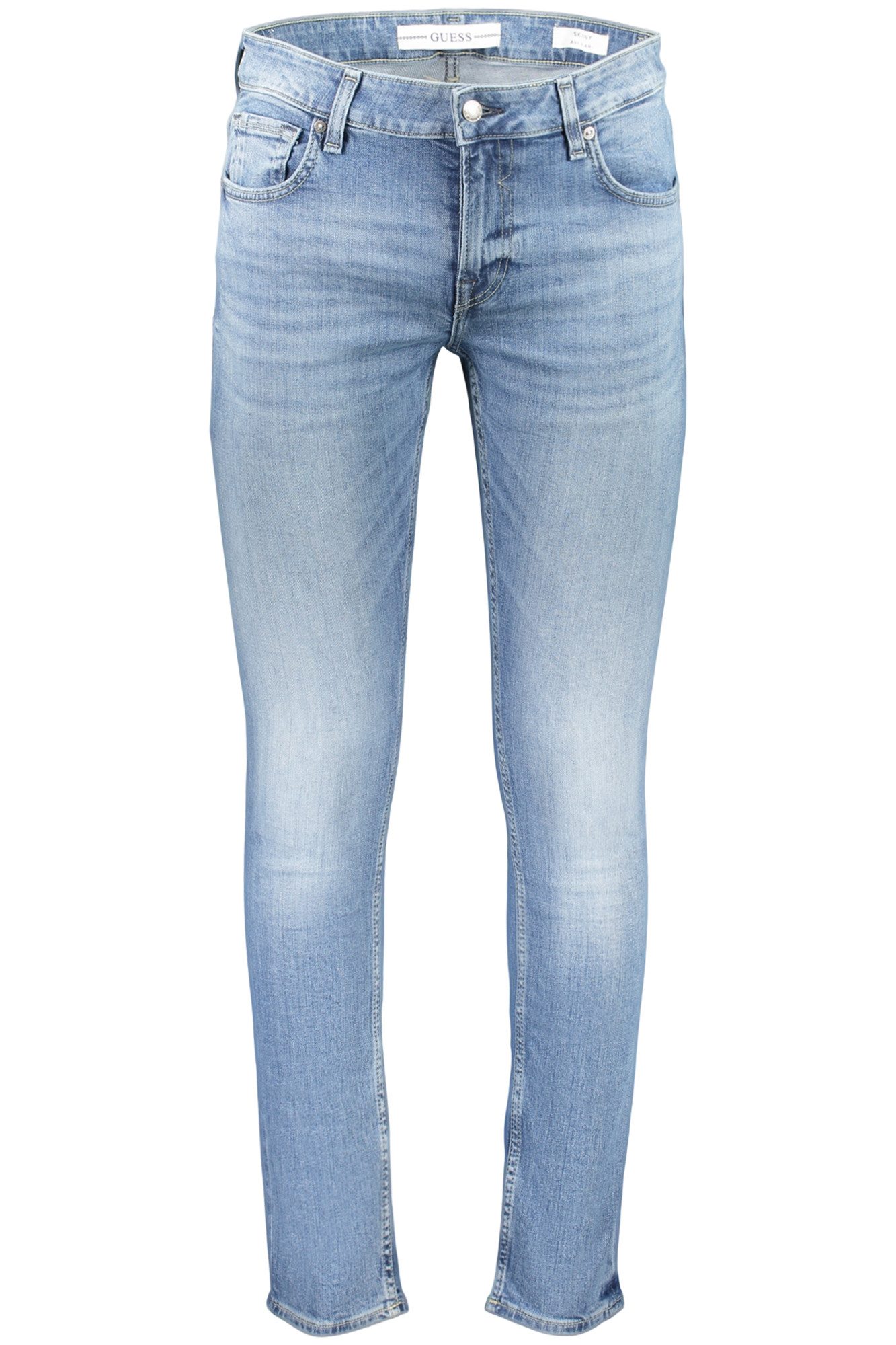 GUESS JEANS 5-Pocket-Jeans Herren Skinny-Fit-Jeans Blau: Nachhaltiger Denim mit Stil