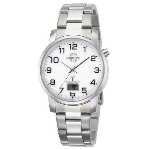 MASTER TIME Funkuhr MTGA10300-12M, Armbanduhr, Quarzuhr, Herrenuhr, Datum, Langzeitbatterie