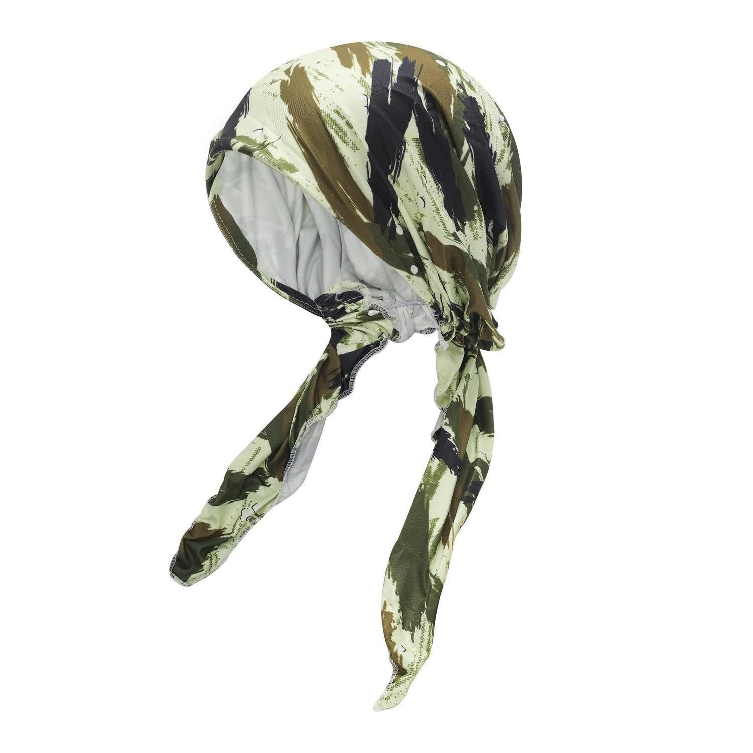 LuxusKollektion Turbanmütze Turban Mütze Kopftuch Camo Grün (1-St)