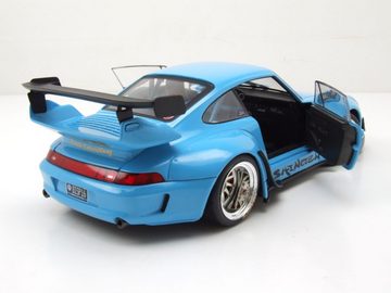 Solido Modellauto Porsche RWB RAUH-Welt Body Kit Shingen blau Modellauto 1:18 Solido, Maßstab 1:18