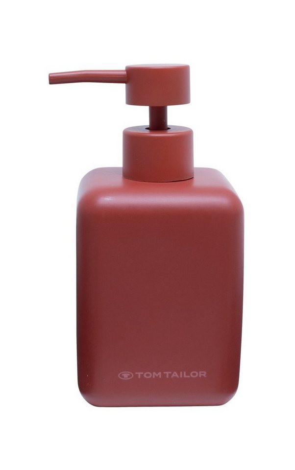 TOM TAILOR HOME Seifenspender Coral Pumpspender Badaccessoires Badezimmer, ( 1-tlg., 1x Seifenspender), Hochwertiges Polyresin, Universell einsetzbar,  Nachfüllbar