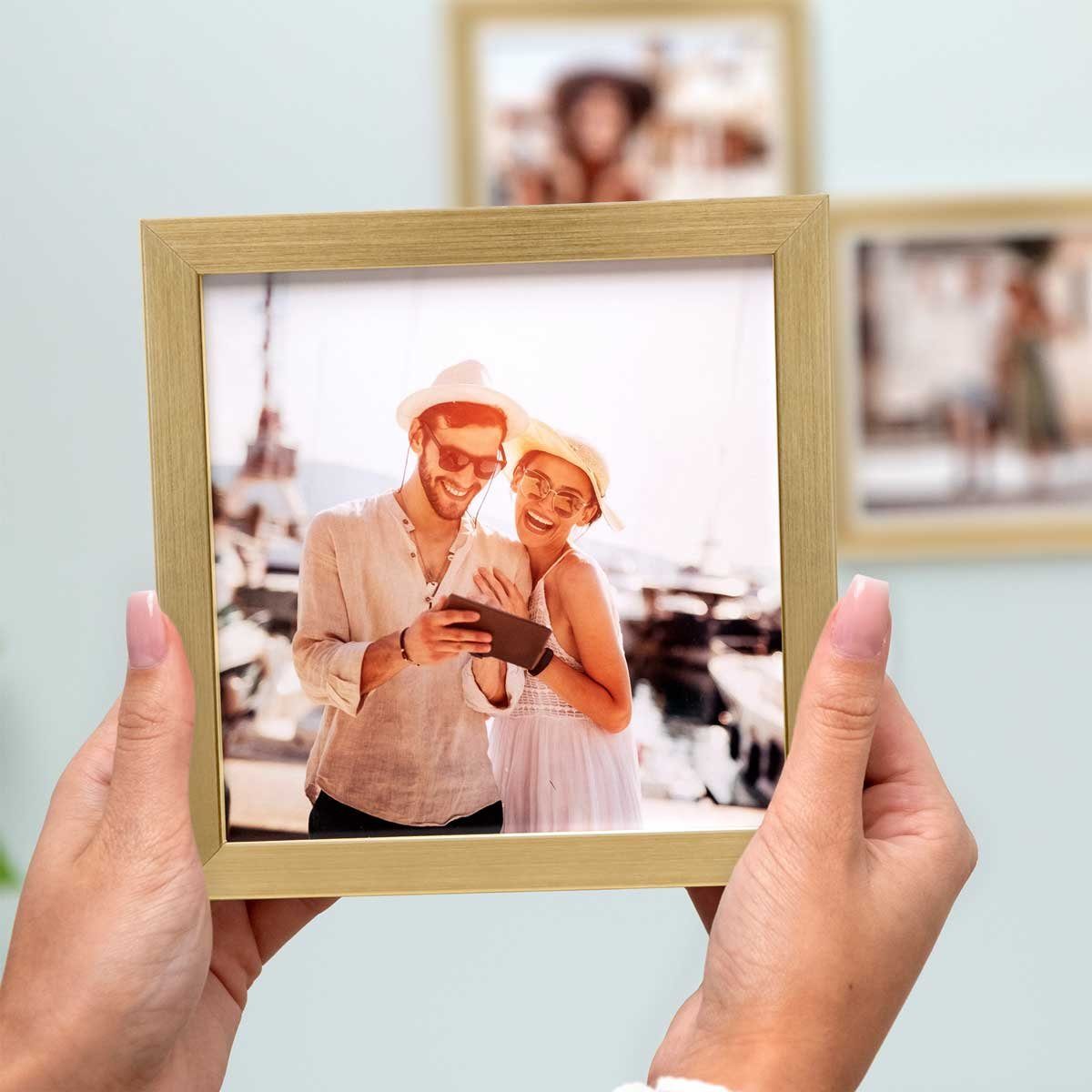 PHOTOLINI Bilderrahmen Poster-Einzelrahmen Modern Schmal günstig online kaufen