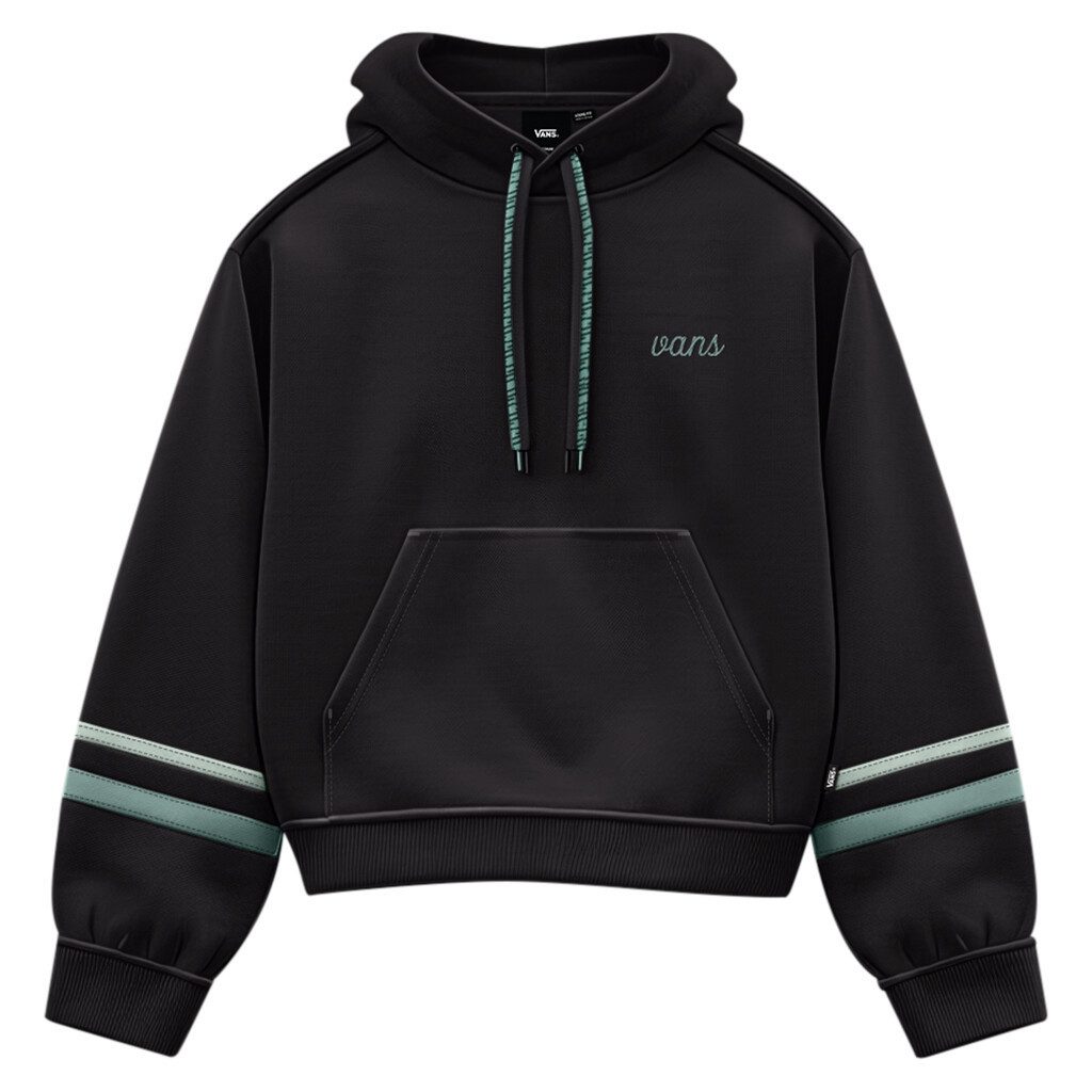 Vans Kapuzensweatshirt LORRAINE PULLOVER FLEECE mit Rundhalsausschnitt, aus Baumwolle und Polyester, in normaler Länge