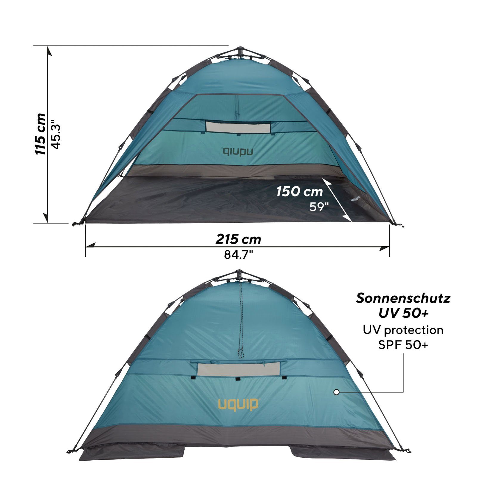UQUIP Strandmuschel Automatik Strandmuschel Buzzy Strandzelt, Reise XL Wind günstig online kaufen