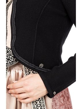 Spieth & Wensky Strickfleecejacke Strickjacke ALICE schwarz