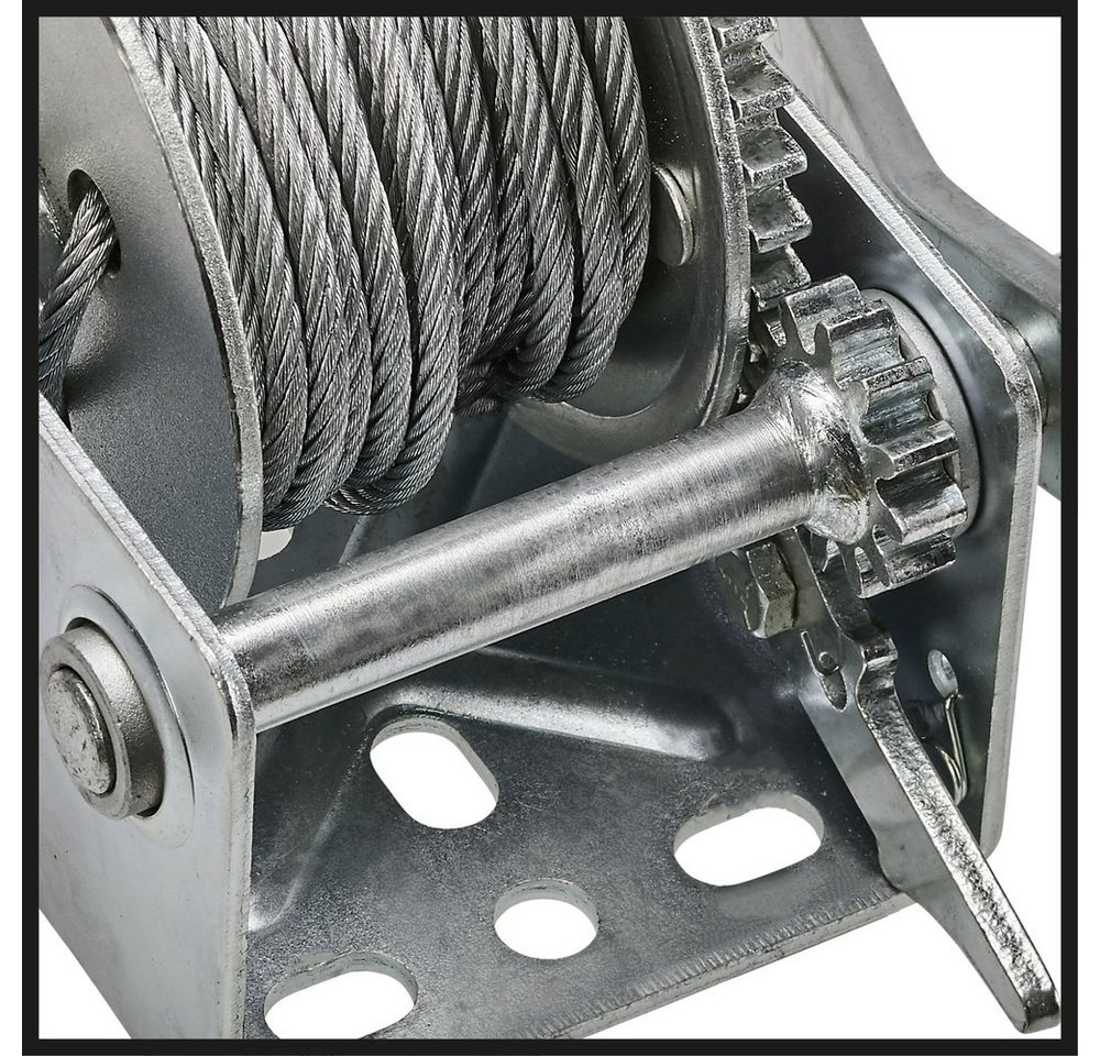 Thumbnail - Einhell Seilwinde Einhell Handseilwinde 2260160 Zugkraft (rollend)=500 kg Rückschlagspe