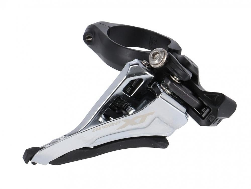Kettenumwerfer SHIMANO DEORE XT FD-M8100 Umwerfer 2-fach Schelle mittig Front-Pull -