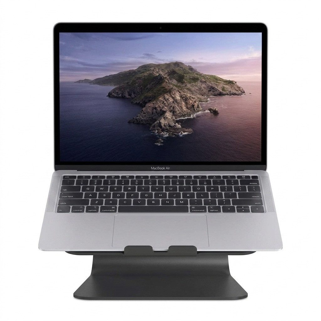 Rain Design Laptop-Ständer mStand, (bis 17 Zoll, eloxiertes Aluminium, Schwarz)