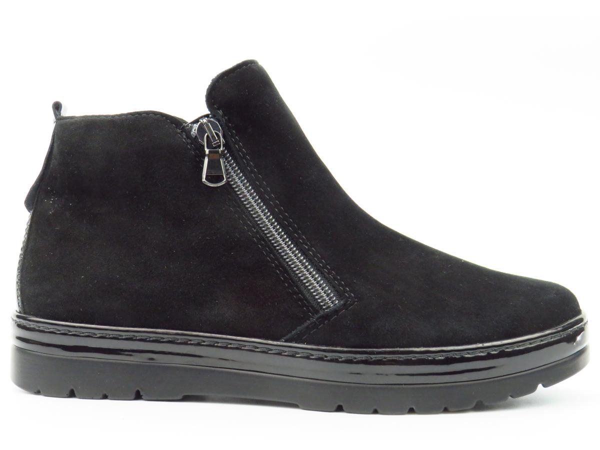 Semler Samtchev./Lack schwarz Stiefel