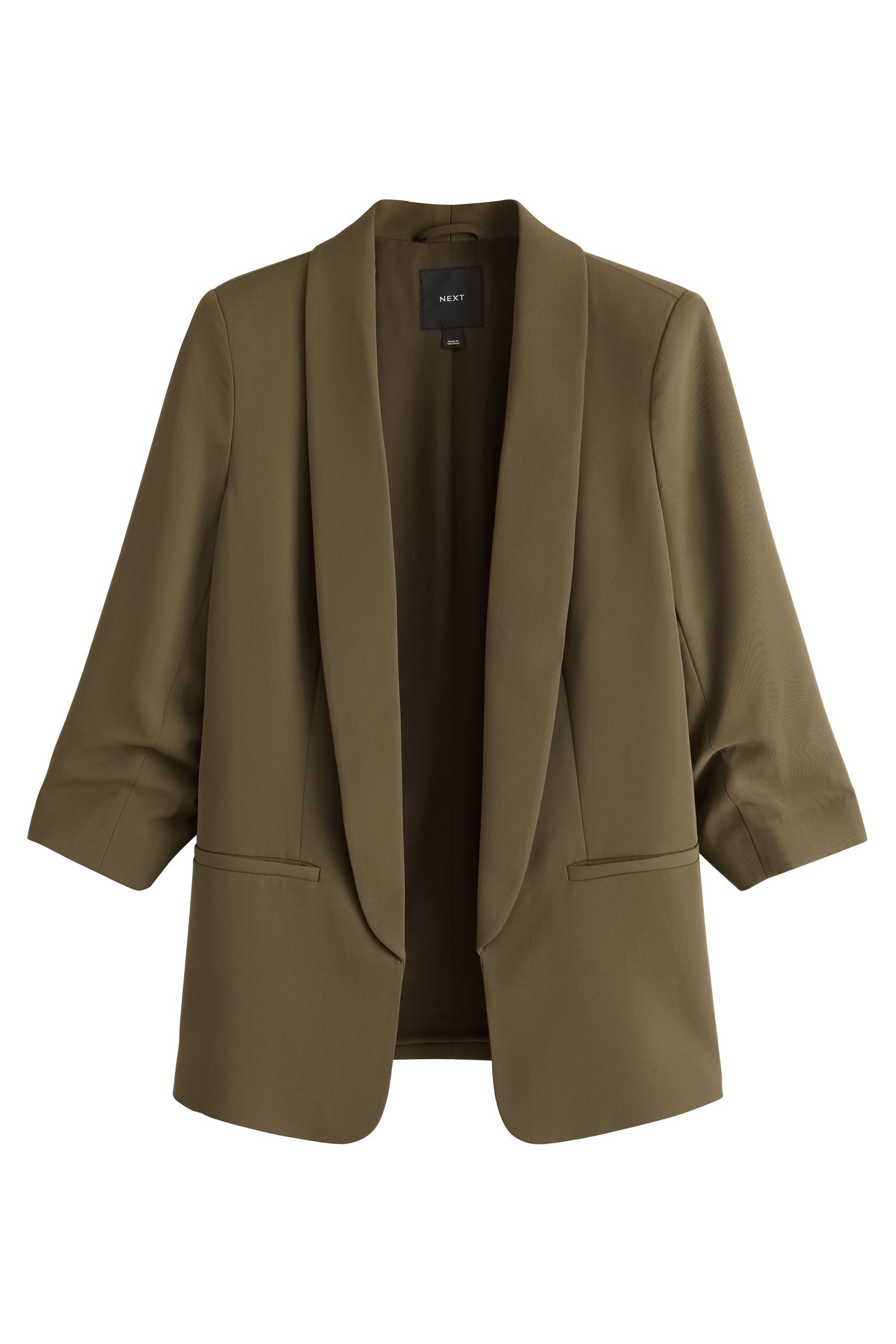 Jackenblazer Relaxed Fit Blazer mit Vichykaros, Kurzgröße