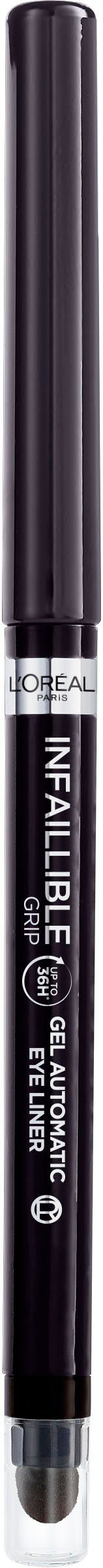 L'ORÉAL PARIS Eyeliner INFAILLIBLE AUTOMATIC GRIP EYELINER, für einen langanhaltenden Lidstrich und optimales verblenden