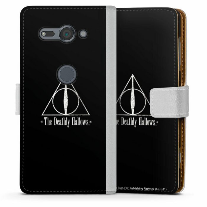 DeinDesign Handyhülle Heiligtümer des Todes Zauberei & Magie Harry Potter Sony Xperia XZ 2 Compact Hülle Handy Flip Case Wallet Cover