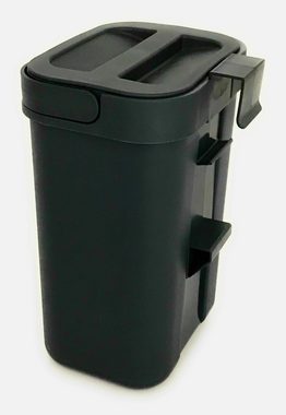 Müllex Einbaumülleimer MÜLLEX Abfallsammler Flexx Bio mit Deckel, schwarz, 4 Ltr.