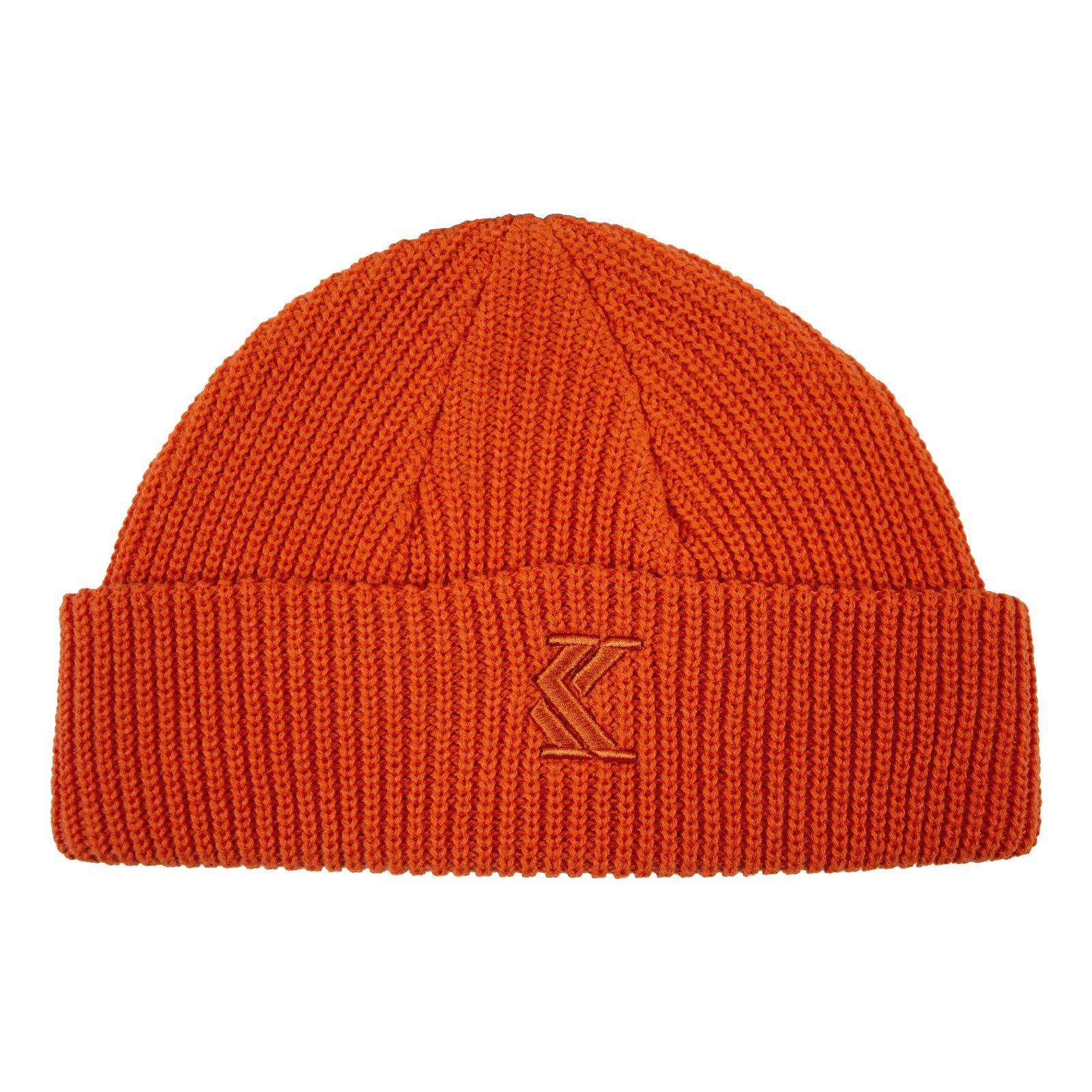 Karl Kani Strickmütze Beanie OG Fischerman mit aufgesticktem Markenlogo