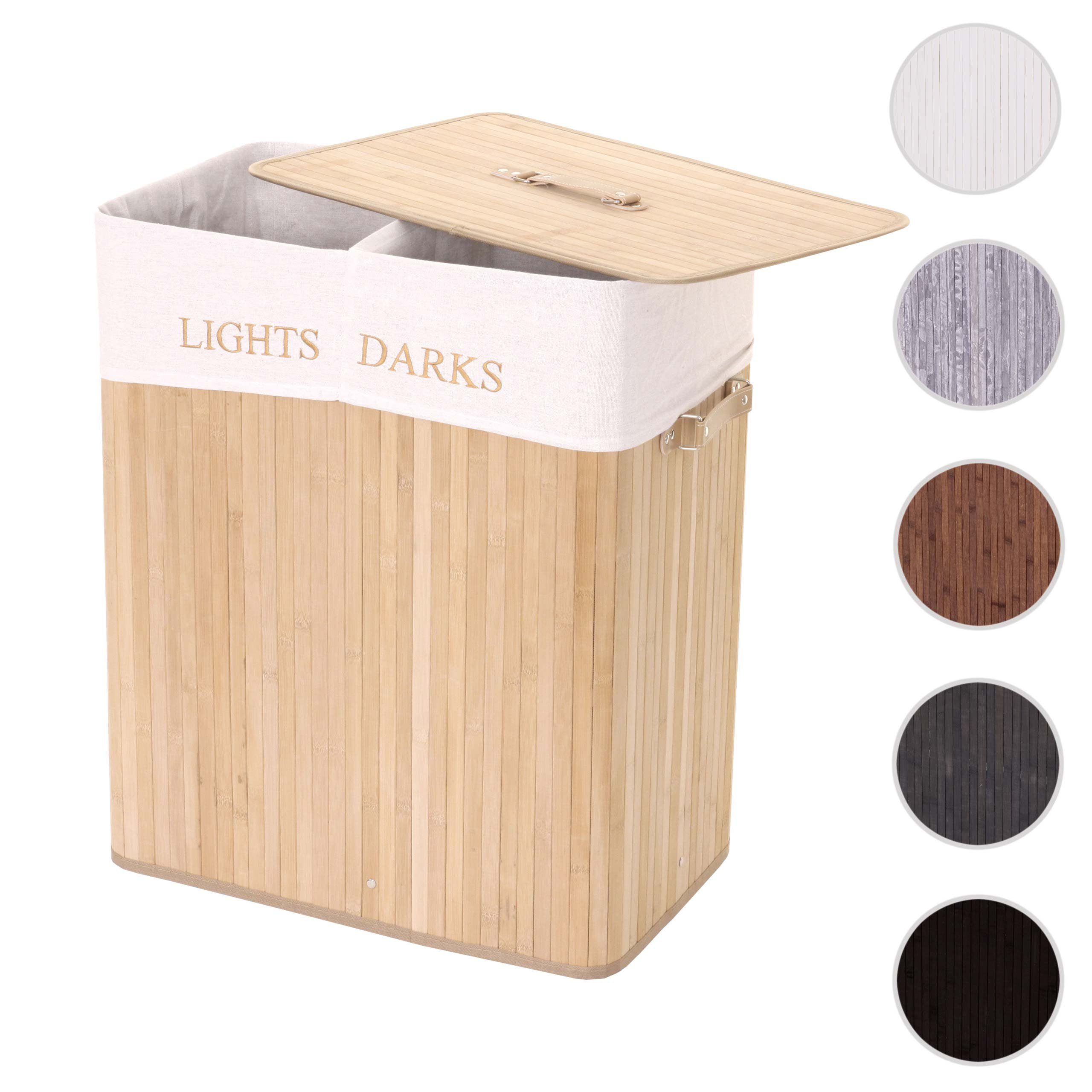 MCW Wäschekorb C21 63x55x34cm 100l Naturfarben günstig online kaufen