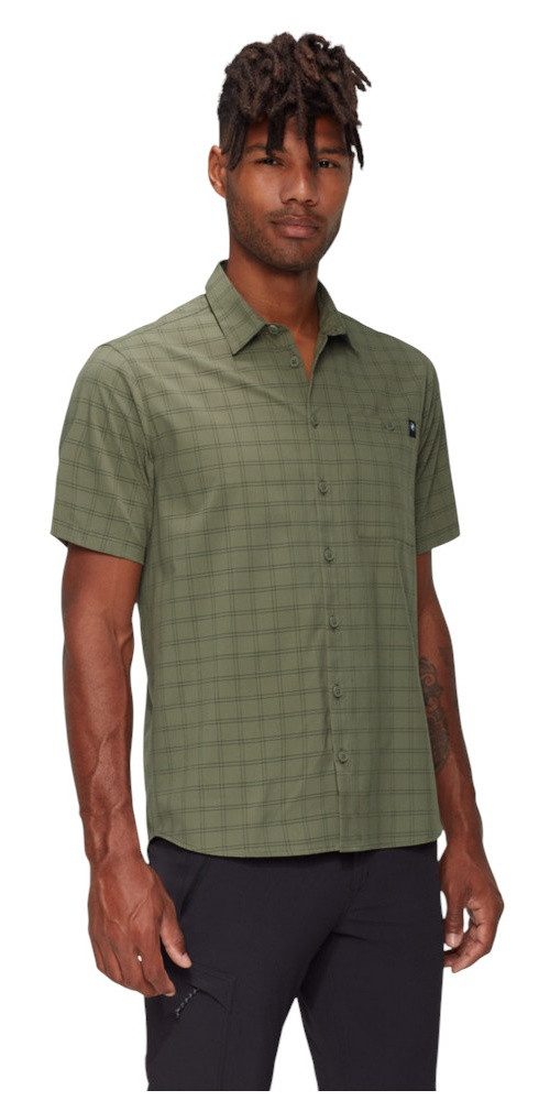 Mammut Outdoorhemd Wanderhemd Lenni Kurzarm 2025 (mit Brusttasche) grün Her günstig online kaufen