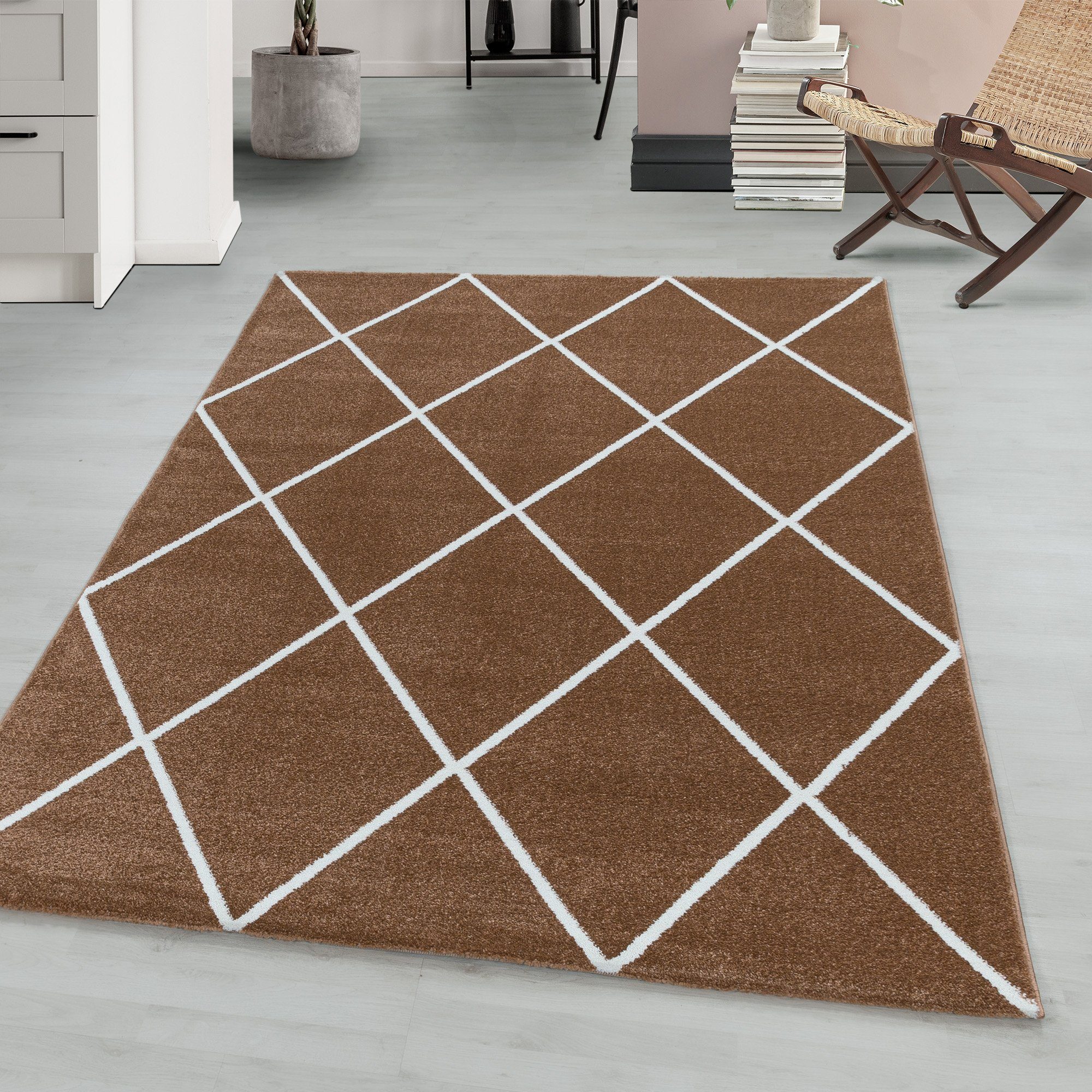 Teppich Geometrisch Design, Teppich Läufer, 11 Höhe: Teppium, mm, Wohnzimmer