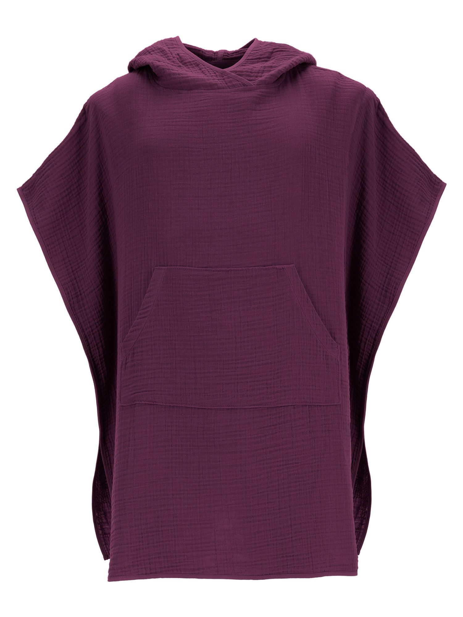 Vossen Badeponcho Musselin Unisex Cape Wellness Poncho Tilda, 100% Baumwolle