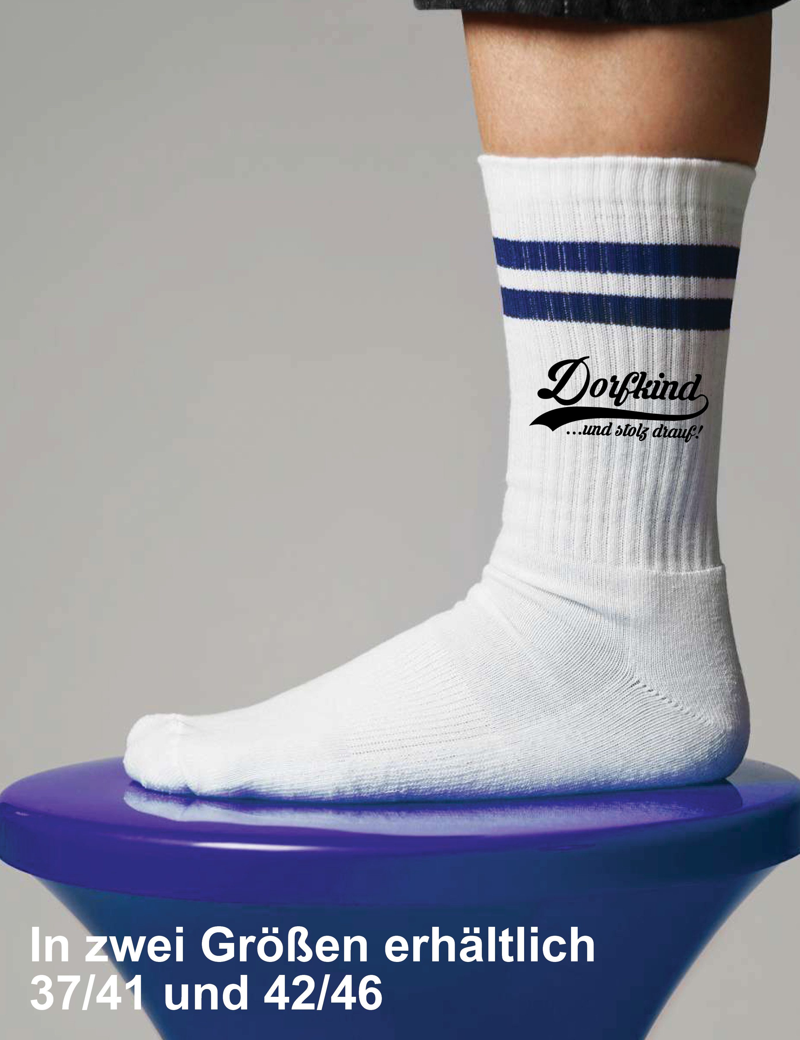 Youth Designz Tennissocken Dorfkind Unisex Socken Geschenk mit verstärkter Verse und Zehenbereich
