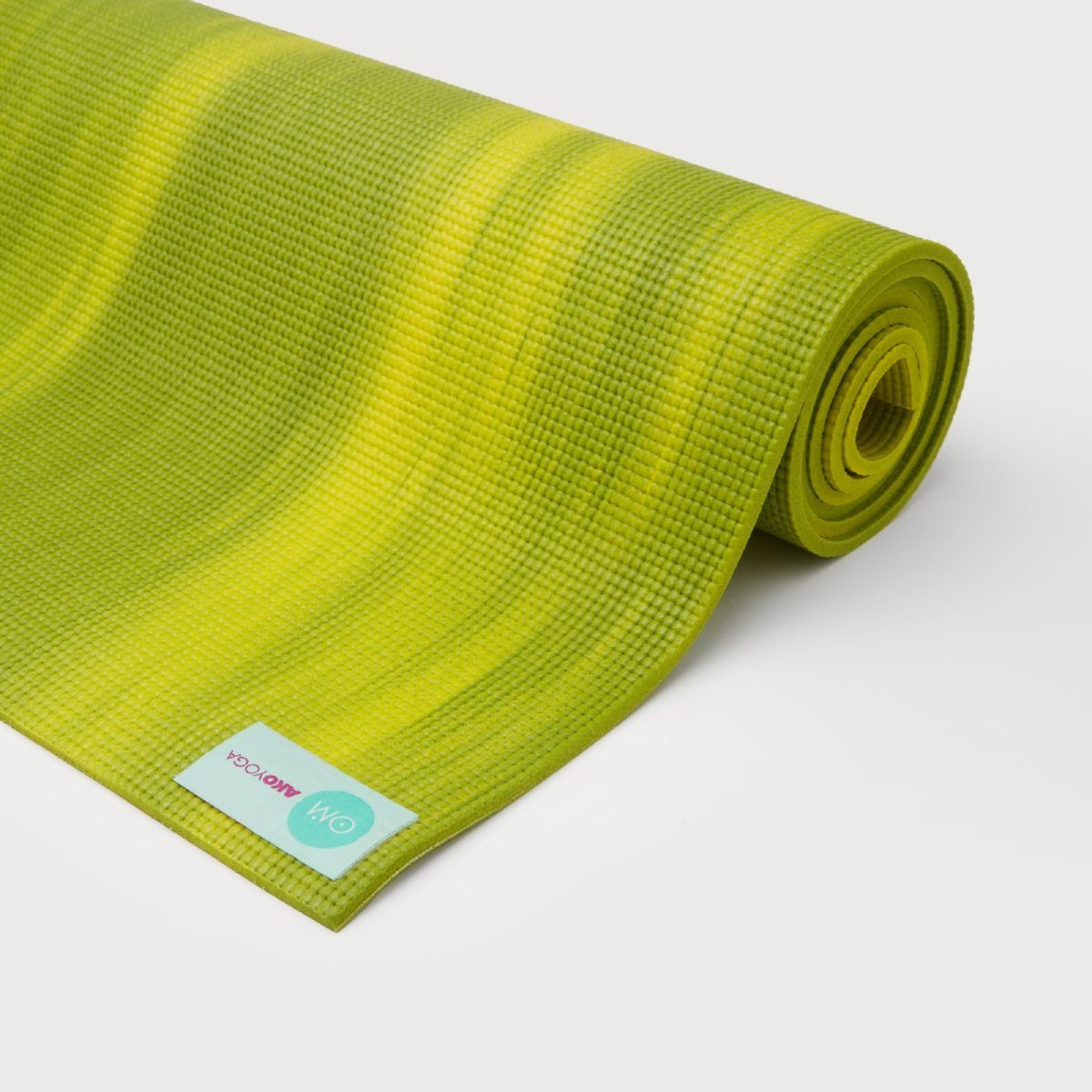Yogamatte Rainbow (1-St) yogabox grün/gelb