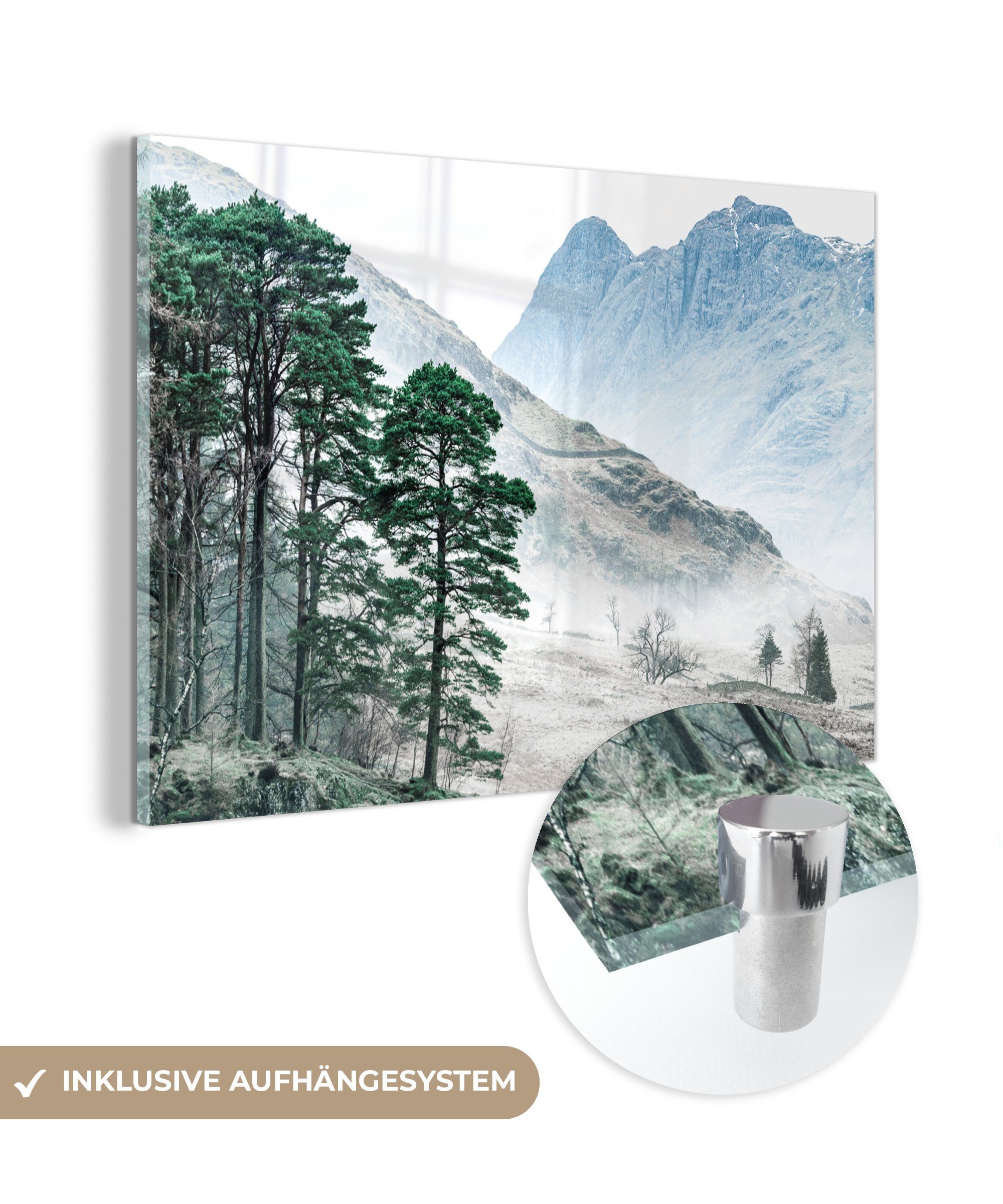 MuchoWow Acrylglasbild Natur - Winter - günstig online kaufen