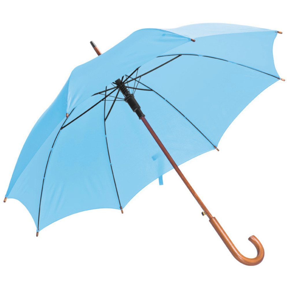 Macma Stockregenschirm Automatik-Regenschirm / Farbe: hellblau