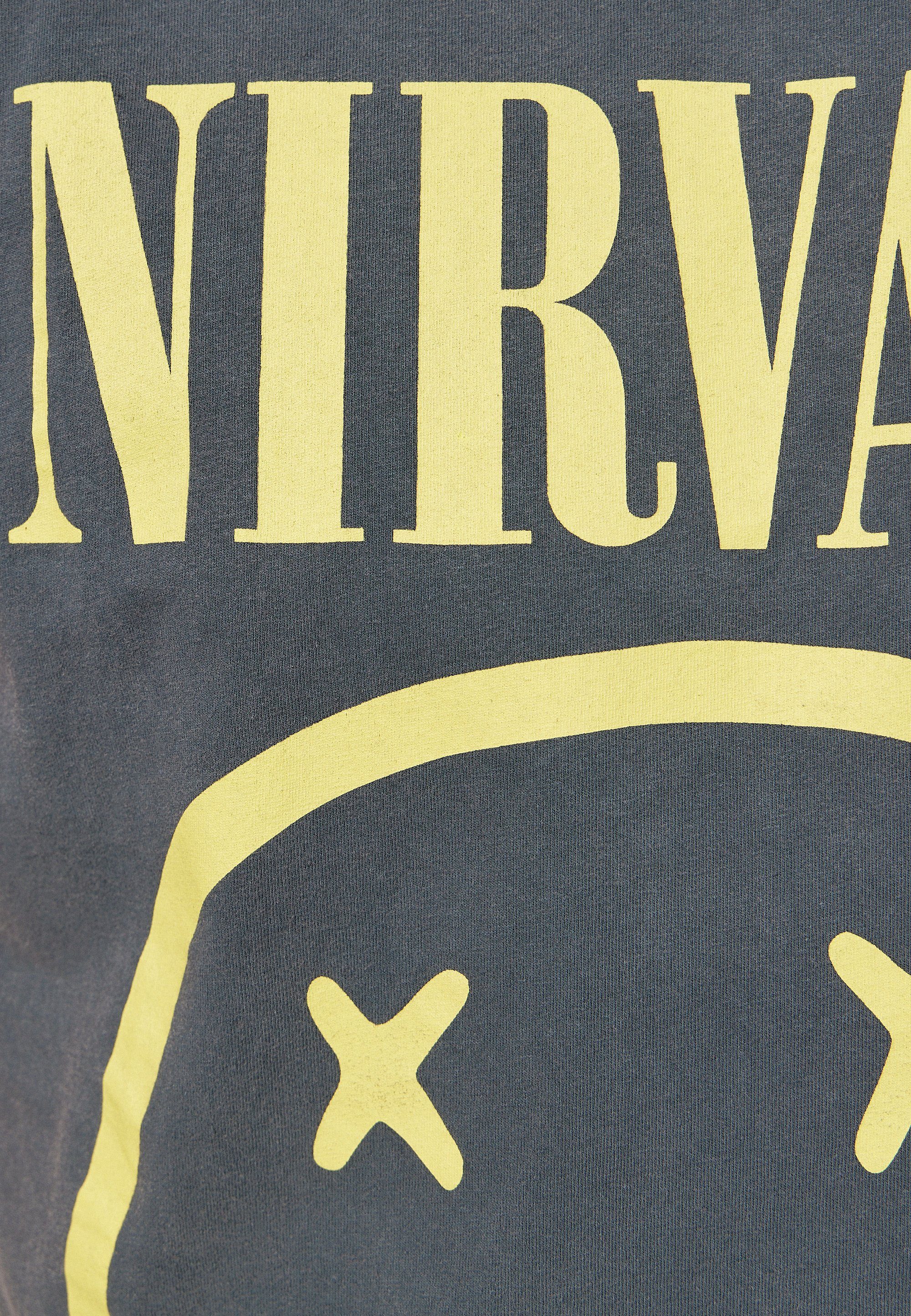 GOTS Face zertifizierte Smiley Bio-Baumwolle Recovered T-Shirt Nirvana