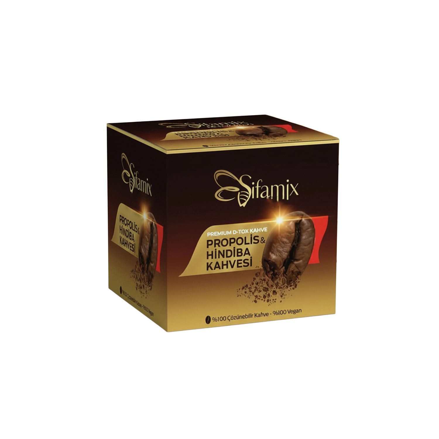 ŞİFAMİX Kaffee Propolis & Zichorienkaffee–Naturprodukt & Energiegeladen 100g