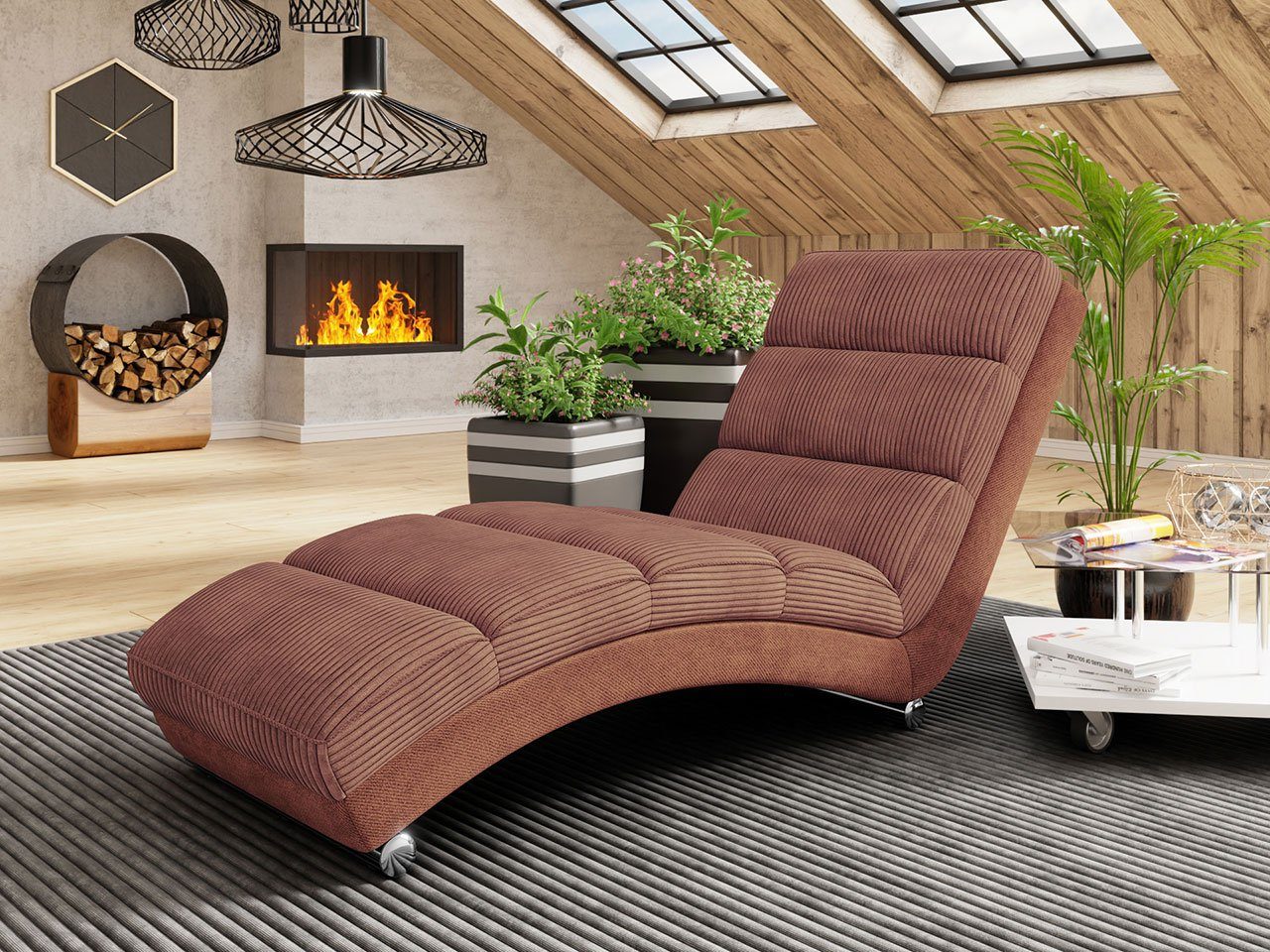 MIRJAN24 Sessel Holiday Cord, Liegesessel, Relaxliege günstig online kaufen