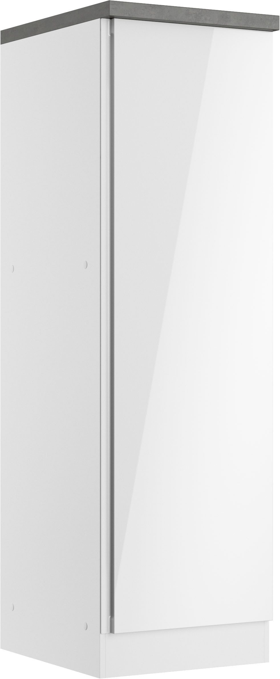 KOCHSTATION Vorratsschrank KS-Virginia,neu in verbesserter Ausführung (Arbeitsplatte 38 mm stark, Stauraum, Softclose) Maße (B/H/T): ca. 50/166/60 cm, Türanschlag frei wählbar