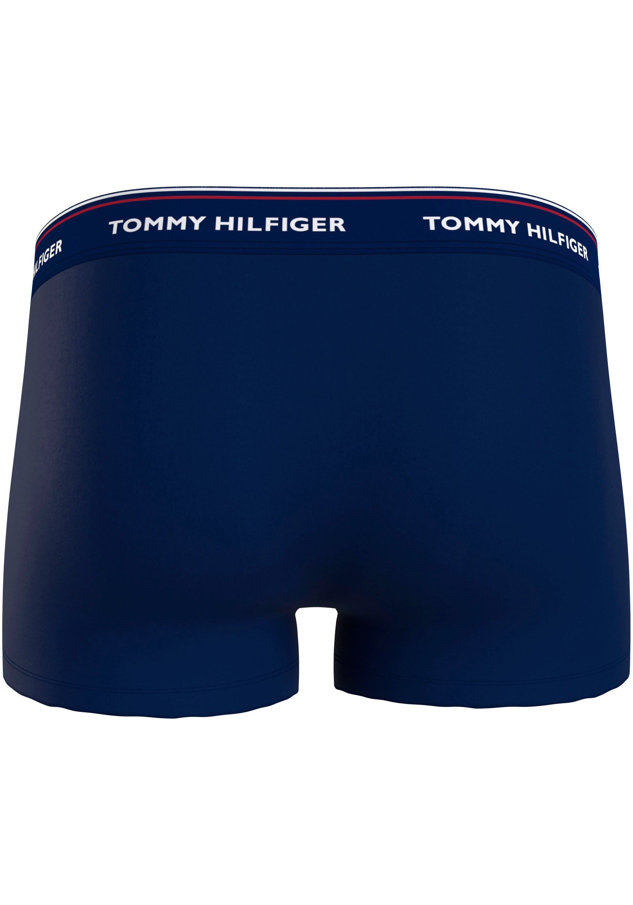 Größen Ash/Rouge PACK BT Ds 3 Hilfiger (Packung, in Sky/Dark WB 3er-Pack) TRUNK Tommy Trunk 3-St., großen Underwear