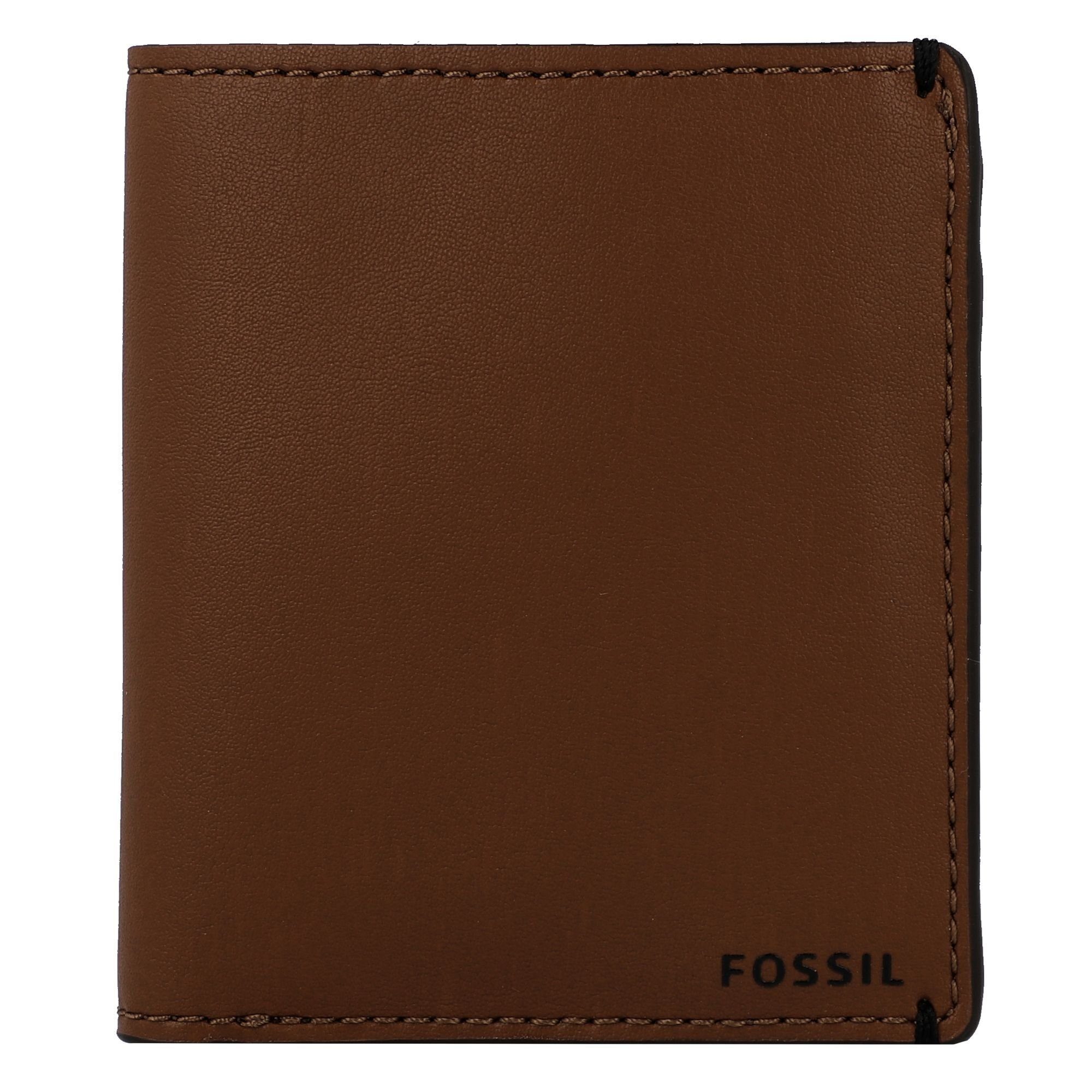 Fossil Geldbörse Joshua, Kunstleder brown medium