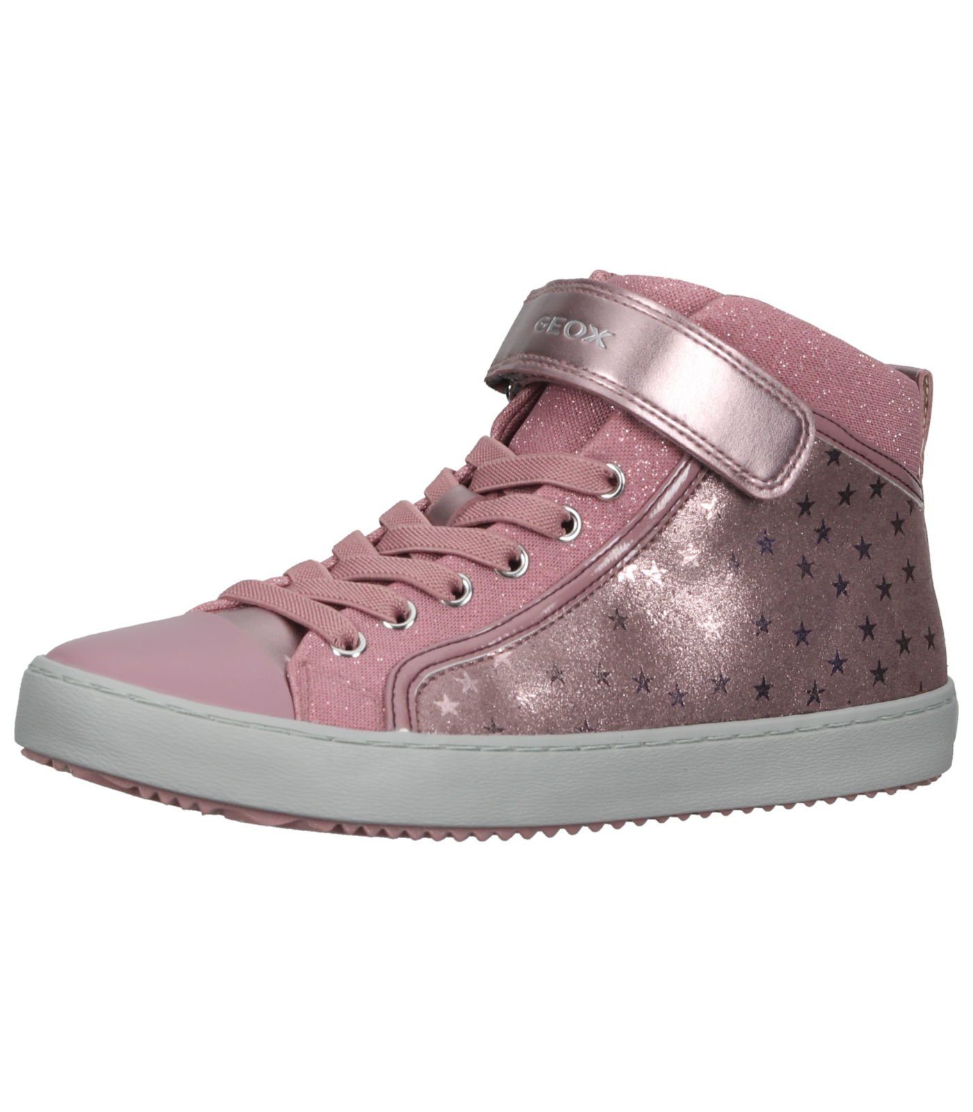 Pink Sneaker Sneaker Geox Lederimitat