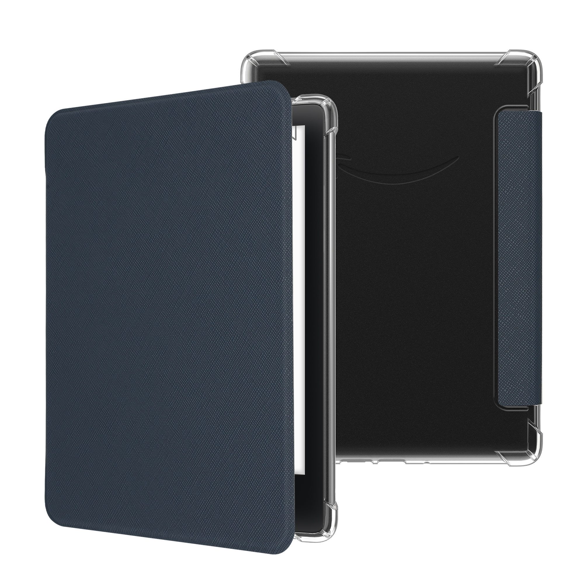 kwmobile E-Reader-Hülle E-Reader Schutzhülle für Amazon Kindle Paperwhite (2024)/Colorsoft, Kunstleder Hülle Case für e-Reader - Dunkelblau