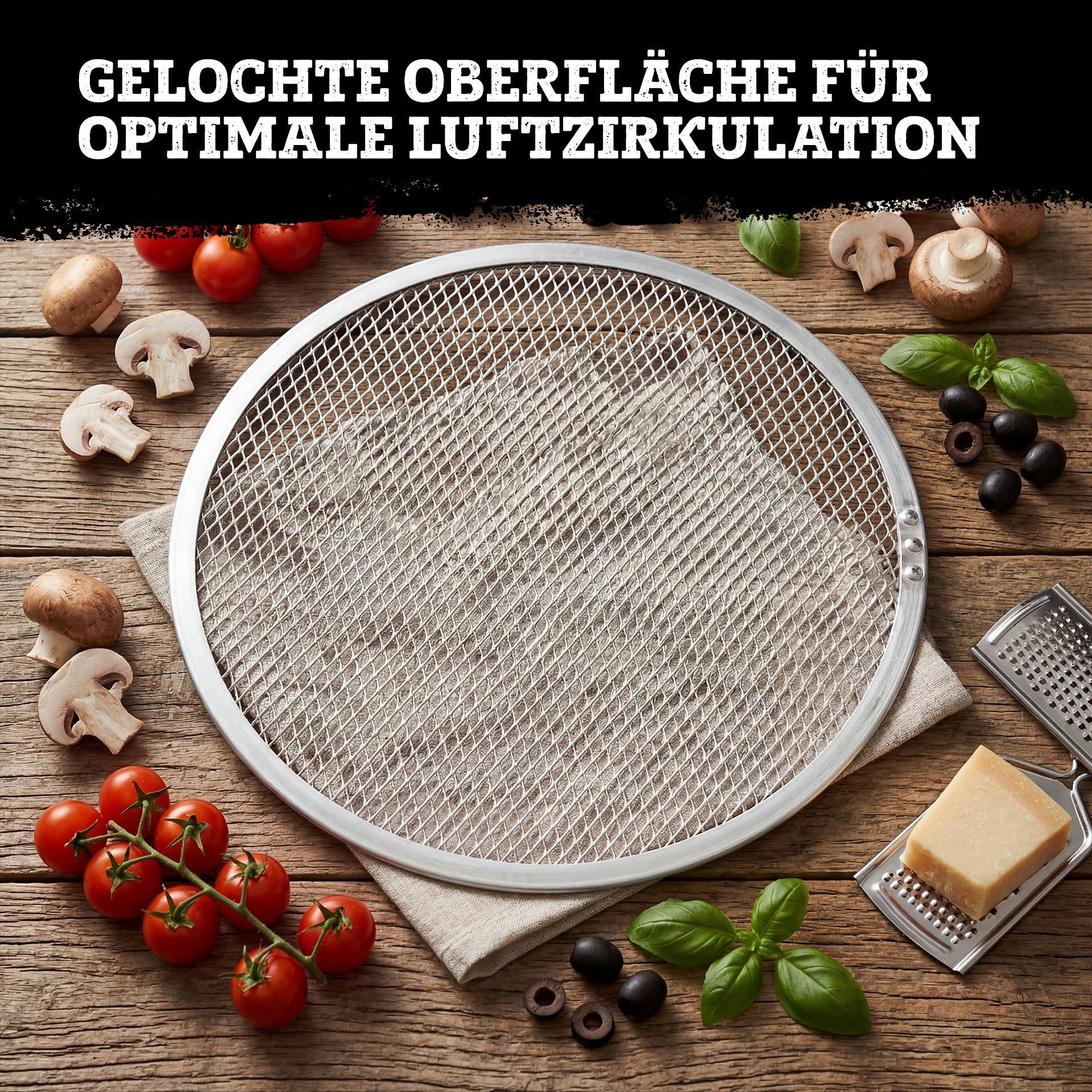 FMprofessional Pizzablech Pizza-Screen