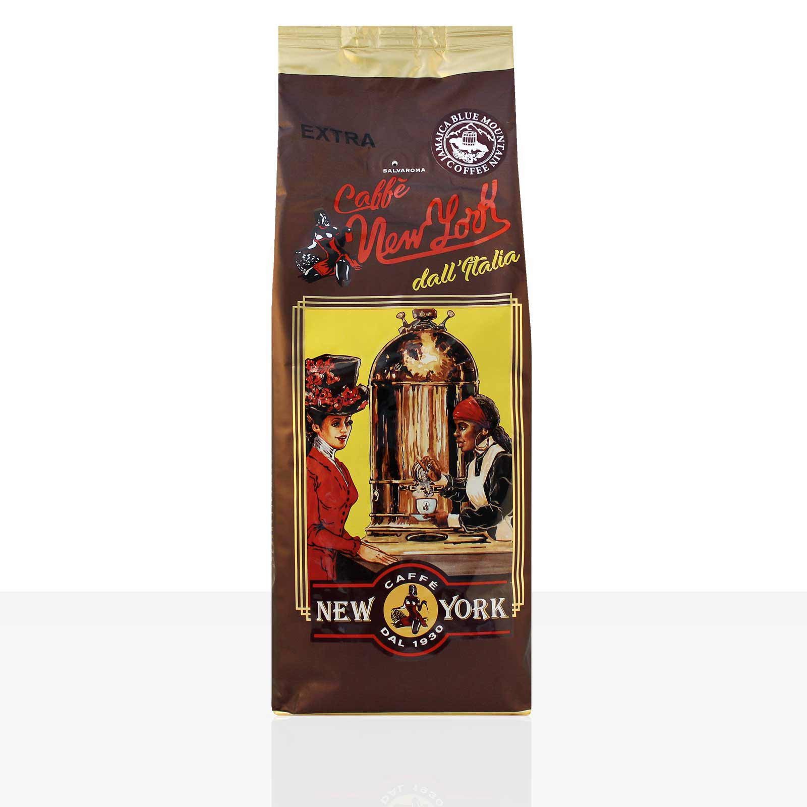 New York Kaffee New York Caffe Extra 1kg Kaffeebohnen 100% Arabica Jamaica Blue