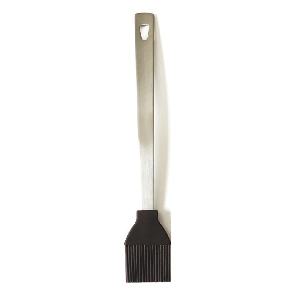 Backpinsel Silikon mit Edelstahlgriff Schwarz