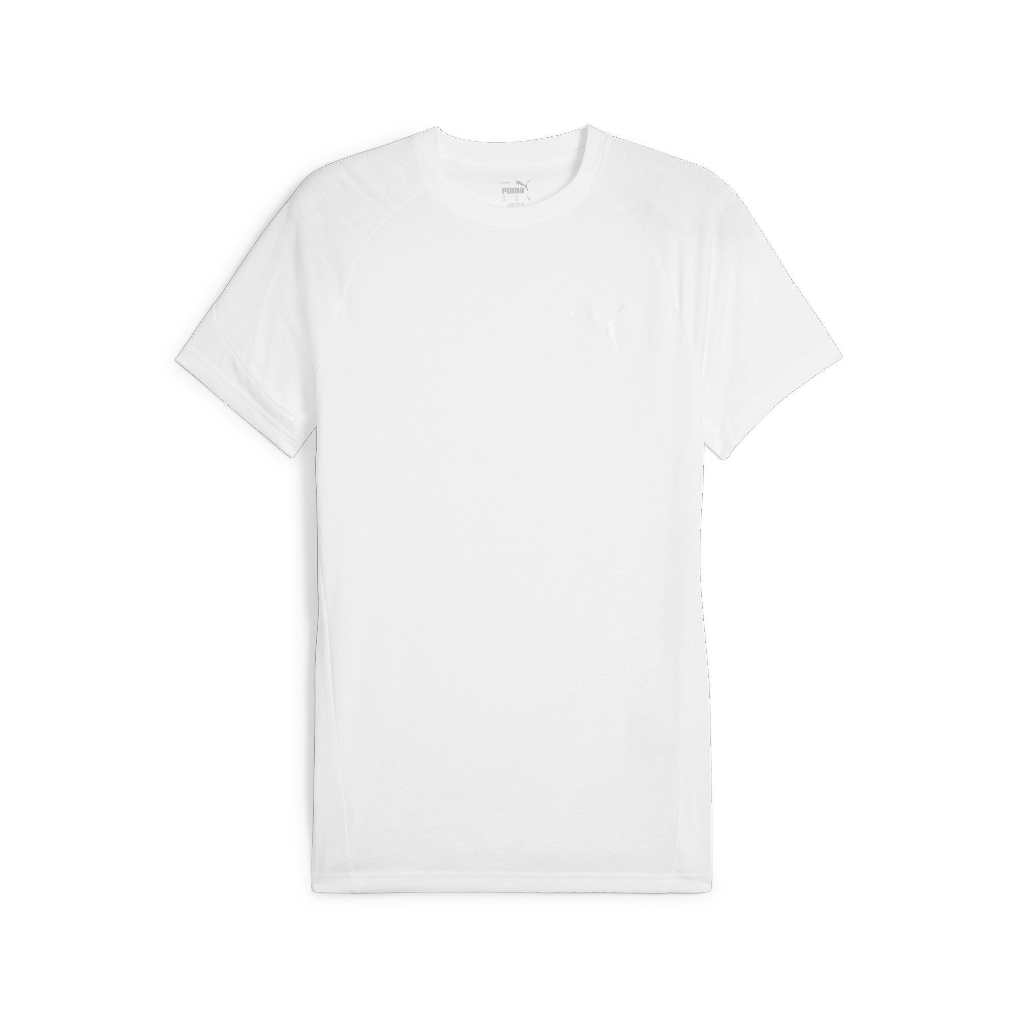 White PUMA Evostripe T-Shirt T-Shirt Herren