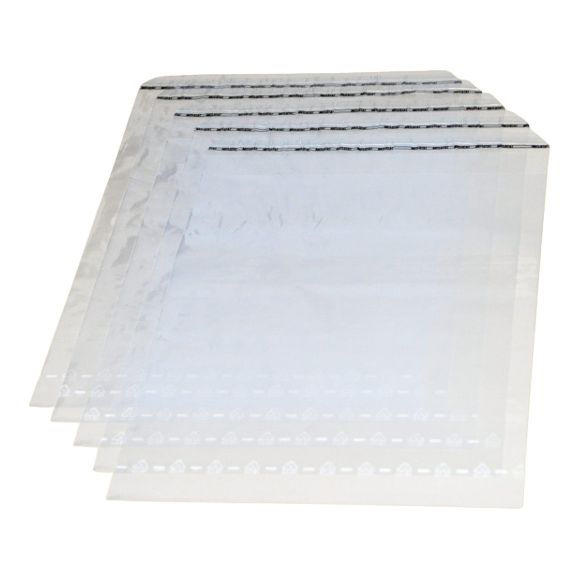 Packen24 GmbH Folienbeutel LDPE Versandbeutel 225 x 310 + 50 mm 50 µ Klappenbeutel