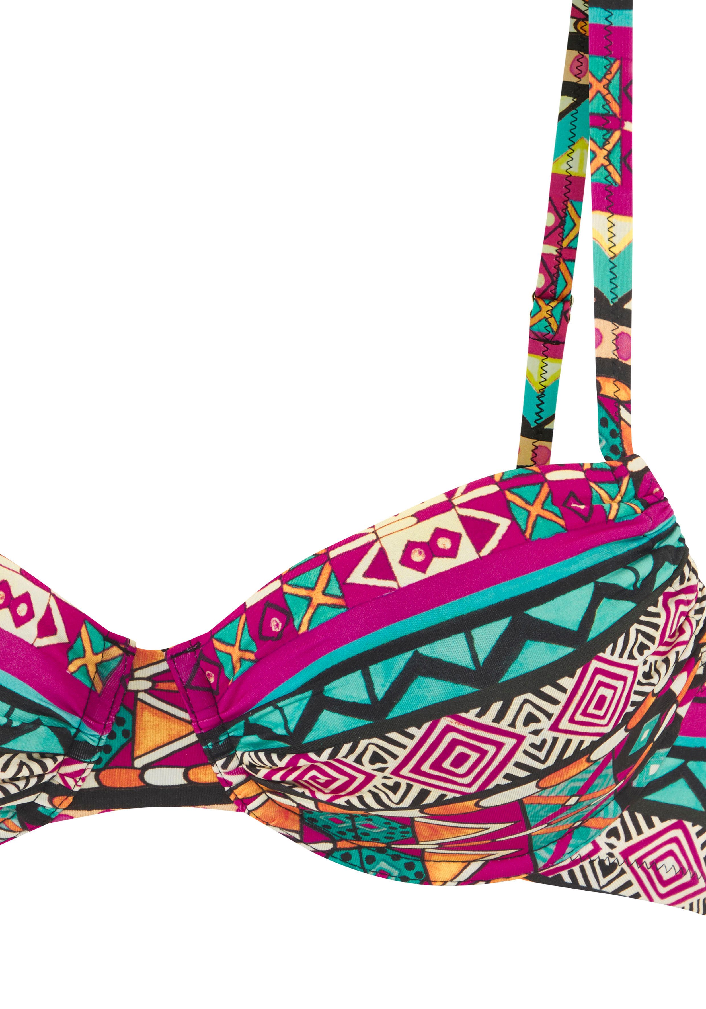 Buffalo Bügel-Bikini mit farbenfrohen Design