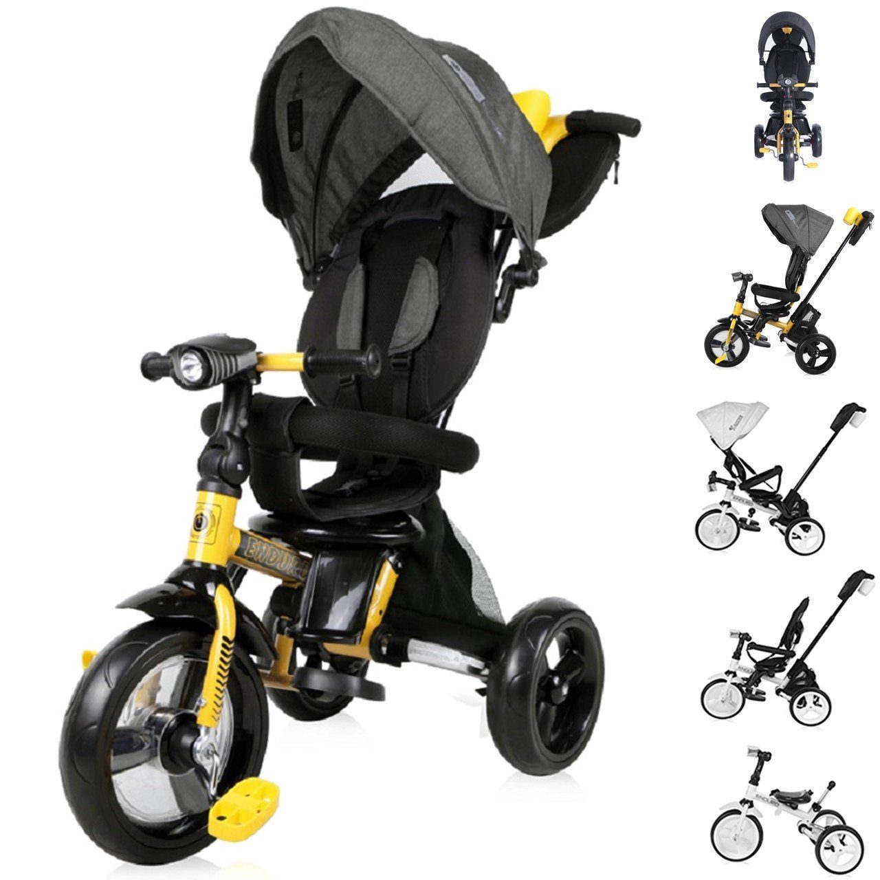 Dreirad Tricycle Enduro 4 in 1 drehbar