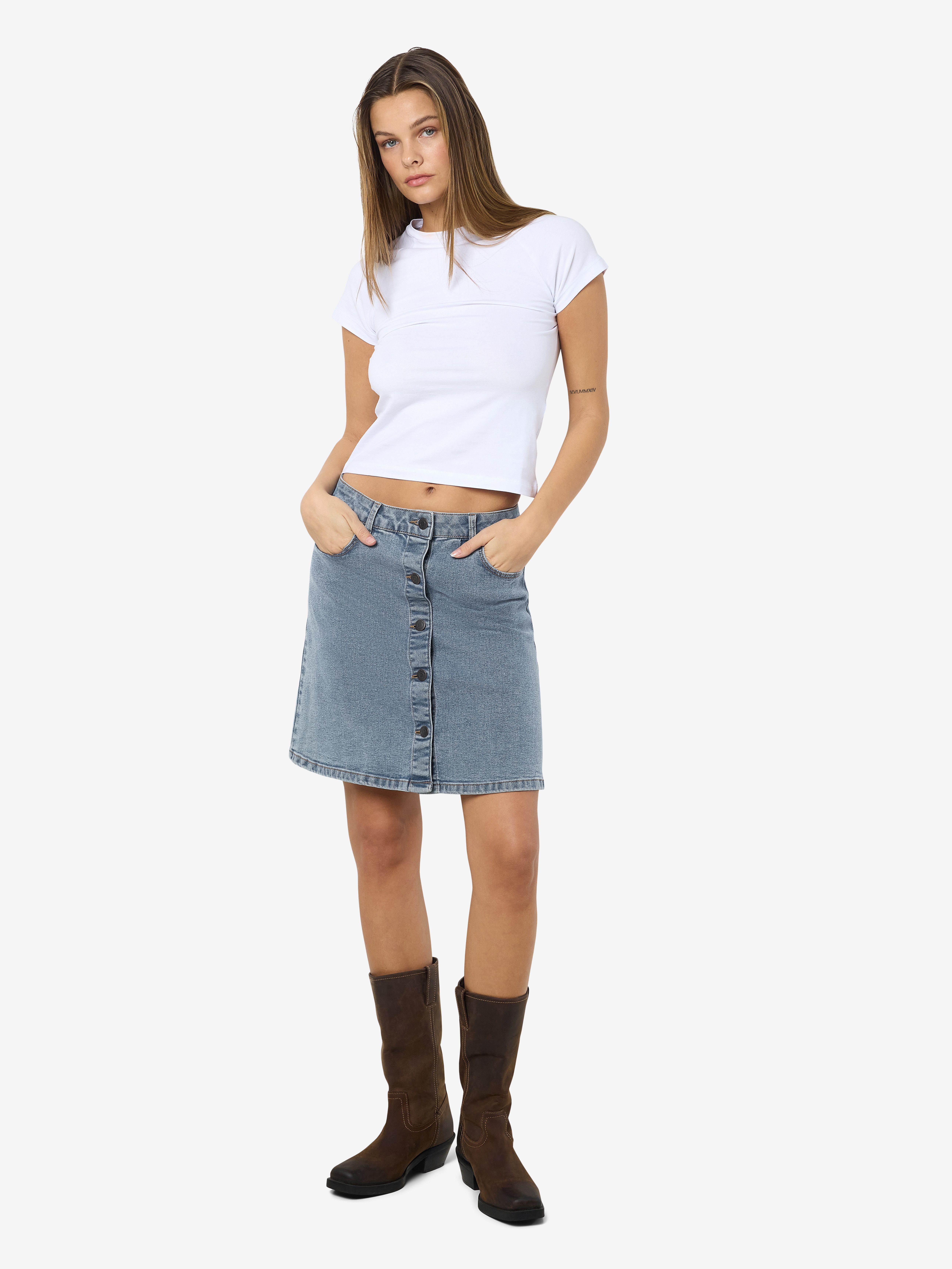 Noisy may Jeansrock NMRONNIE NW A SHAPE SKIRT VI375LB NOOS